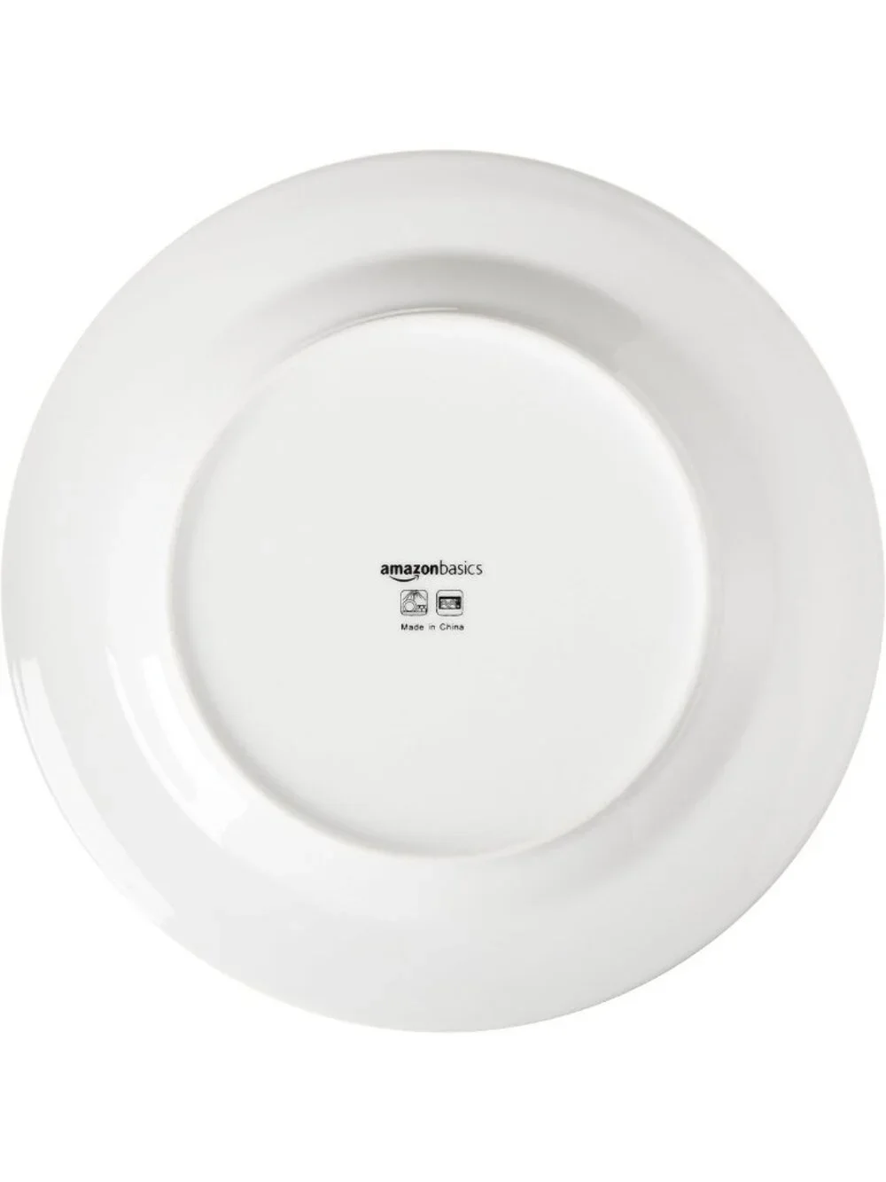 6-Piece White Dinner Plate Set - Microwave & Dishwasher Safe, 10.5” Everyday Use